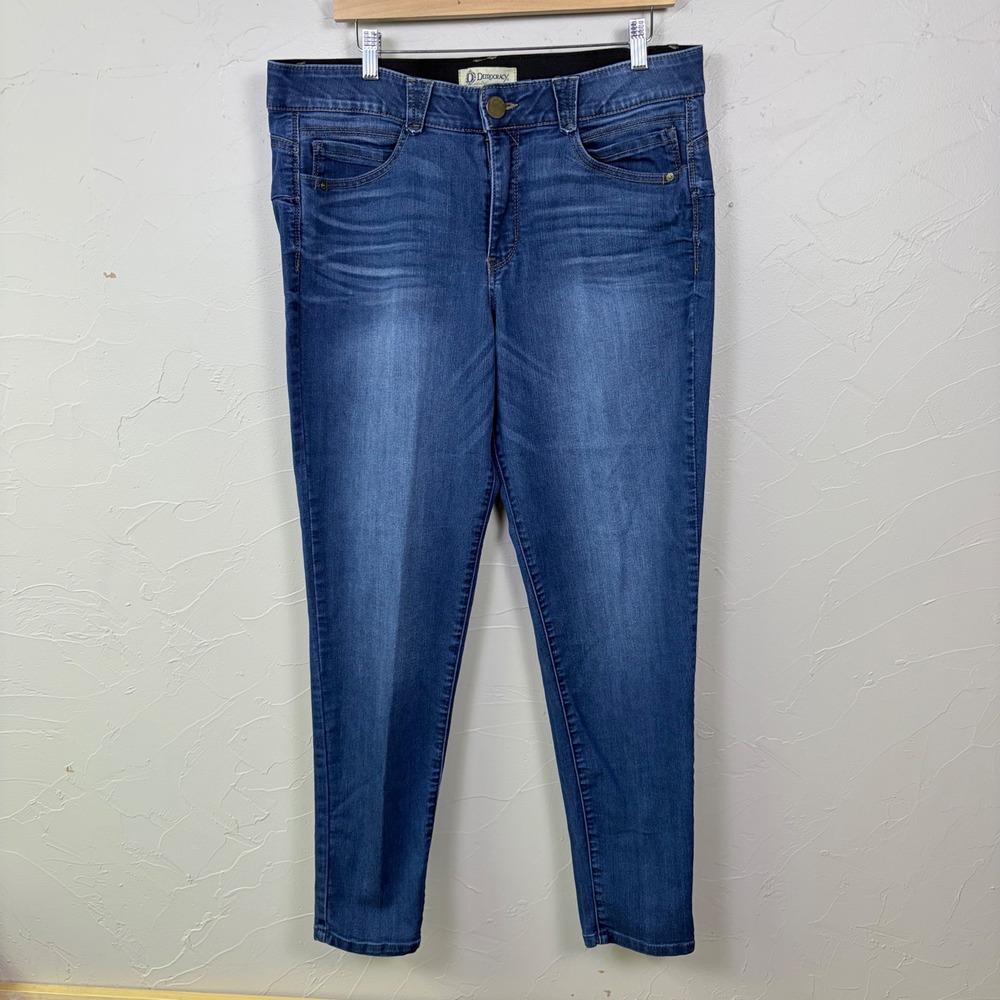 Democracy Absolution Skinny Jeans‎ Womens 16 Blue Denim Stretch Casual High Rise